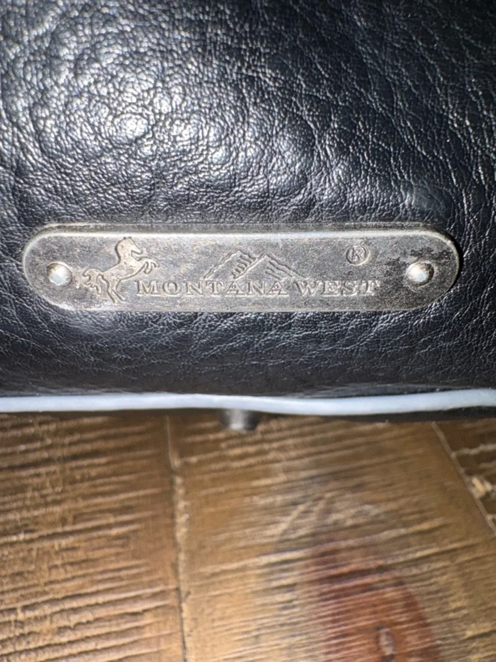 Montana West Black Studded Conceal Carry CCW Crossbody Western Purse - Picture 6 of 8